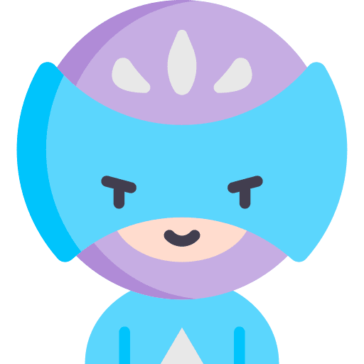 Superhero comic character costume icon