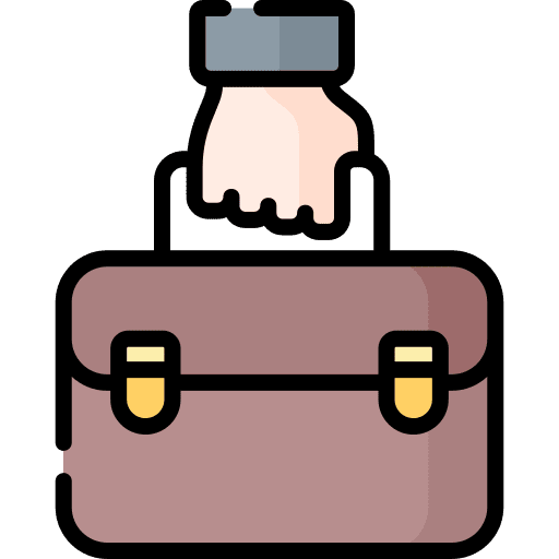 Briefcase hand briefcase business icon Briefcase hand briefcase business icon