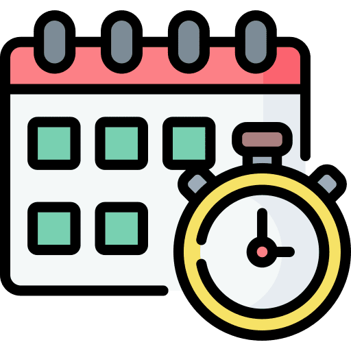 Deadline time organization administration icon Deadline time organization administration icon