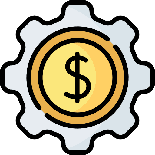 Money management salesforce working capital icon Money management salesforce working capital icon