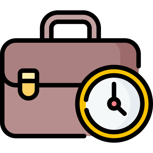 Working hours hour clock work experience icon Working hours hour clock work experience icon