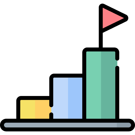 Achievement aim business and finance growth icon Achievement aim business and finance growth icon