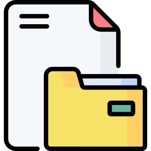 File data storage file storage document icon File data storage file storage document icon