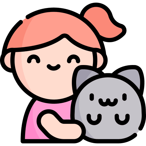 Pet pet animals woman icon