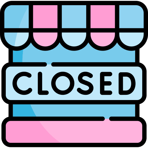 Closed place closed architecture and city icon Closed place closed architecture and city icon