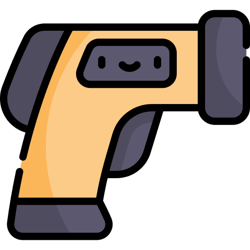 Thermometer thermometer gun medical equipment healthcare and medical icon Thermometer thermometer gun medical equipment healthcare and medical icon