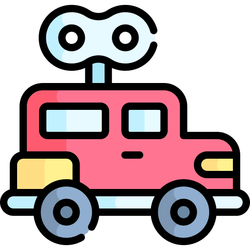Car transportation children car icon