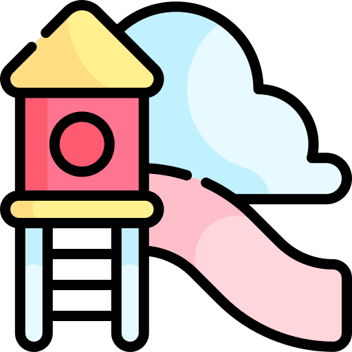 Playground child kindergarten kid and baby icon