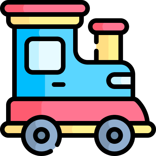 Train children toy child icon