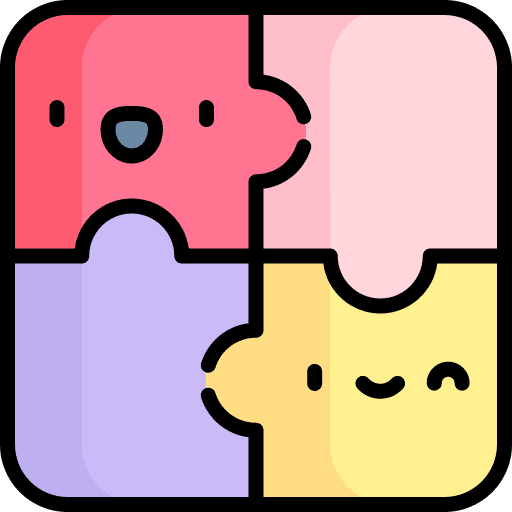 Puzzle piece children child icon