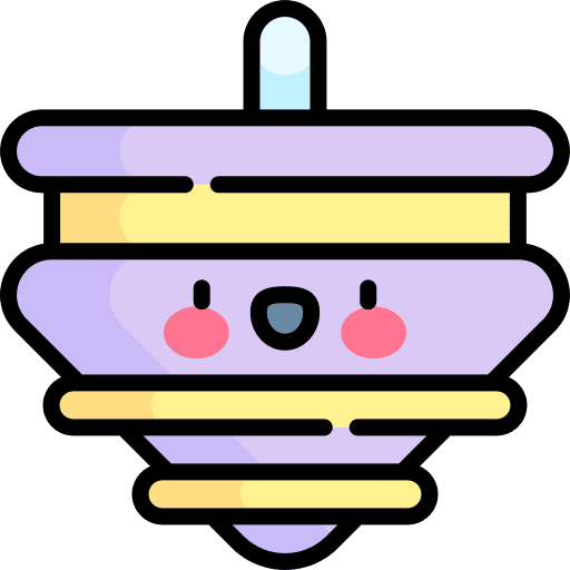 Spinning top spinner spinning top kid and baby icon
