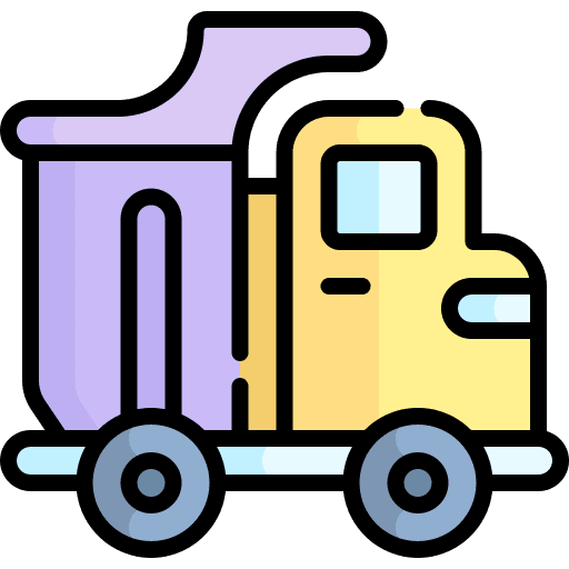 Truck truck transport child icon