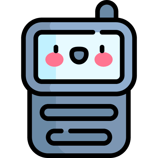 Walkie talkie kid and baby electronics children icon