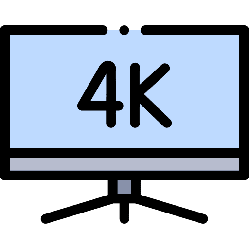 4k interface lcd high definition icon