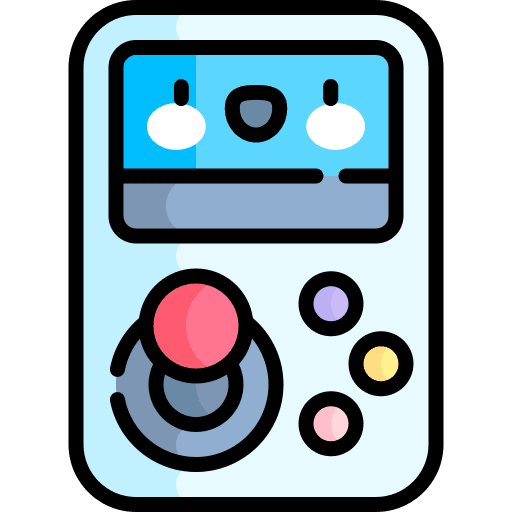 Game console technology handheld console portable icon