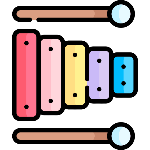 Xylophone xylophone kid and baby baby toy icon