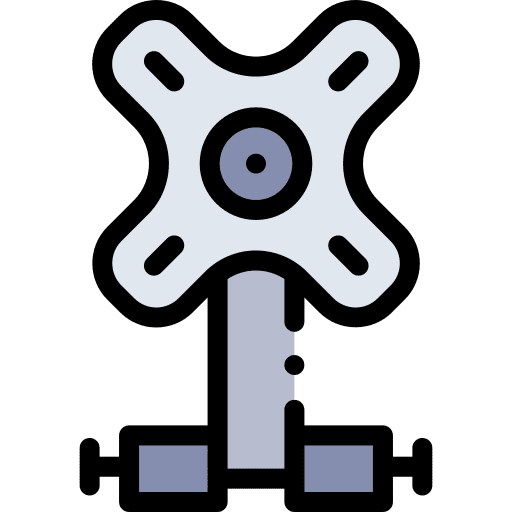 Wall bracket computer screen television icon Wall bracket computer screen television icon