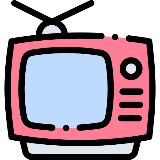 Vintage tv retro vintage tv electronics icon Vintage tv retro vintage tv electronics icon