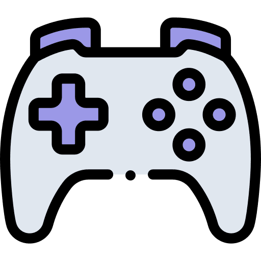 Game console joystick gamer gamepad icon Game console joystick gamer gamepad icon