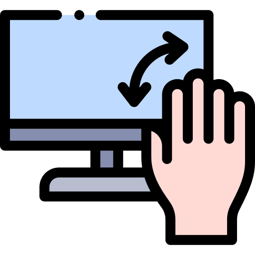 Gesture monitor ui control icon Gesture monitor ui control icon