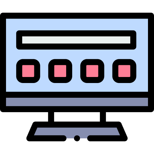 Smart tv electronics device multimedia icon Smart tv electronics device multimedia icon