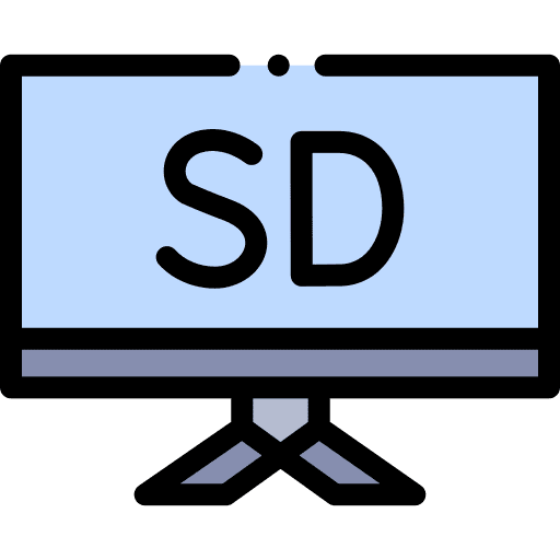 Tv electronics monitor sd icon Tv electronics monitor sd icon