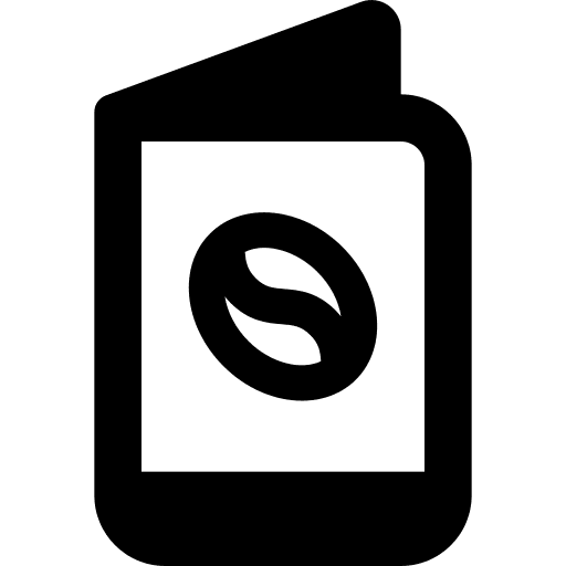 Menu menu food coffee beans icon