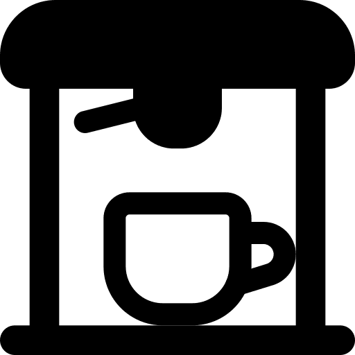 Coffee machine drip food and restaurant coffee machine icon