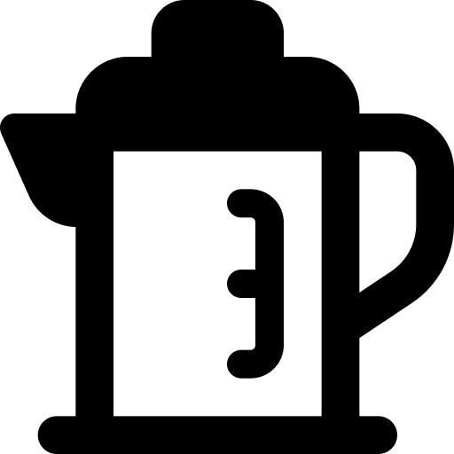 Coffee pot pot measurement beverage icon