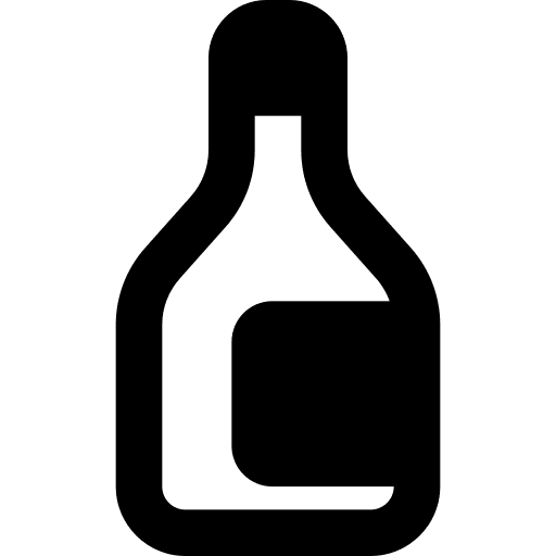 Wine bottle alcohol wine bottle food and restaurant icon