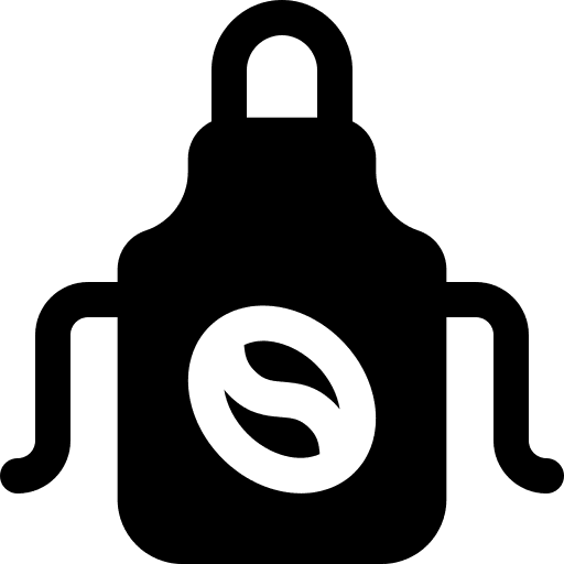Apron protection kitchen food and restaurant icon