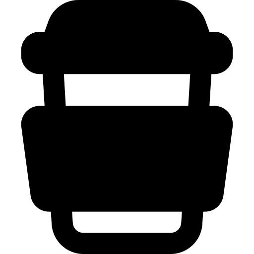 Coffee cup food cafe food and restaurant icon