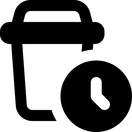 Coffee time food food and restaurant drink icon