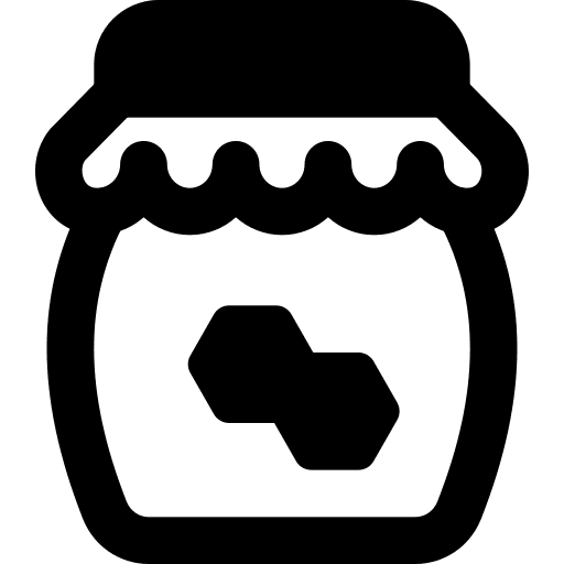 Honey jam food and restaurant fruit icon
