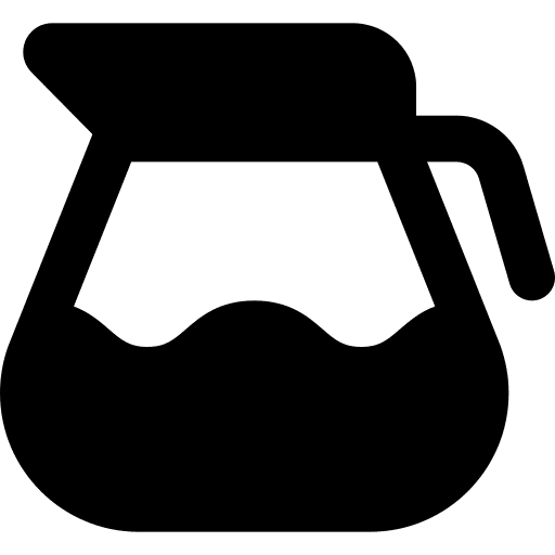 Hot drink coffee pot kitchenware food and restaurant icon