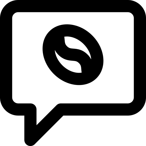 Chat drinks communications chat icon