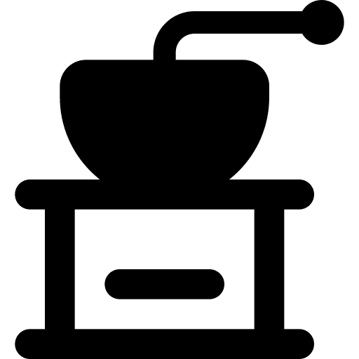 Milling machine milling machine kitchen coffee grinder icon