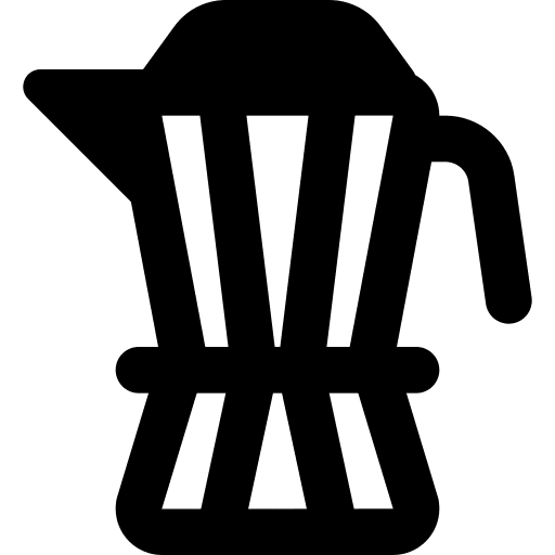 Moka pot kitchenware food and restaurant hot drink icon