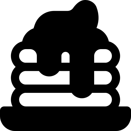 Pancake syrup french sweet icon