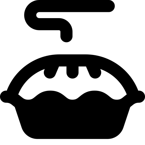 Pie hot food cake pie icon