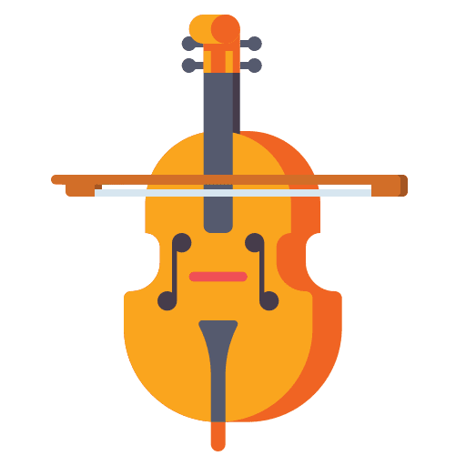 Cello music cello musical instrument icon