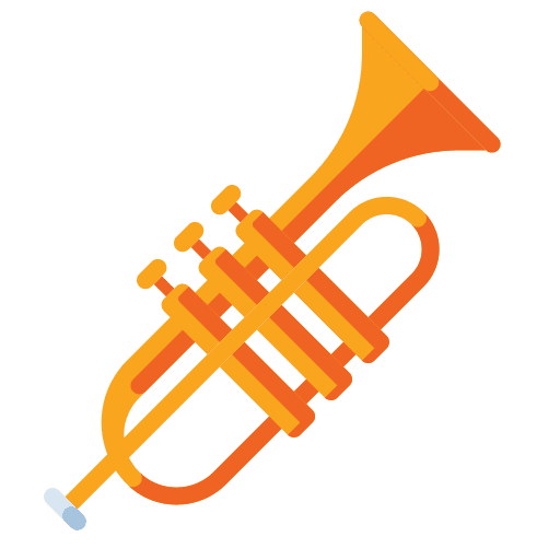 Trumpet soul instrument music and multimedia icon