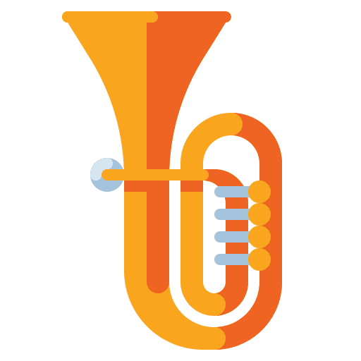 Tuba musical instrument wind wind instrument icon