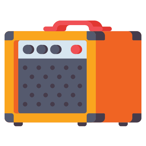 Amplifier music amplifier sound box music and multimedia icon