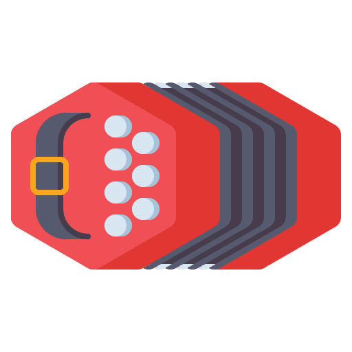 Concertina music and multimedia music accordions icon