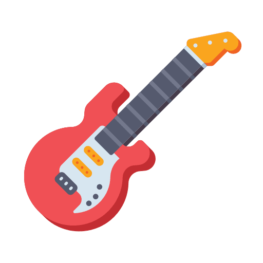 Electric guitar music music and multimedia ios14 icon