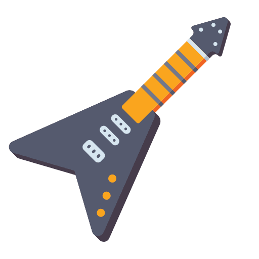 Electric guitar string instrument electric guitar music maker app icon