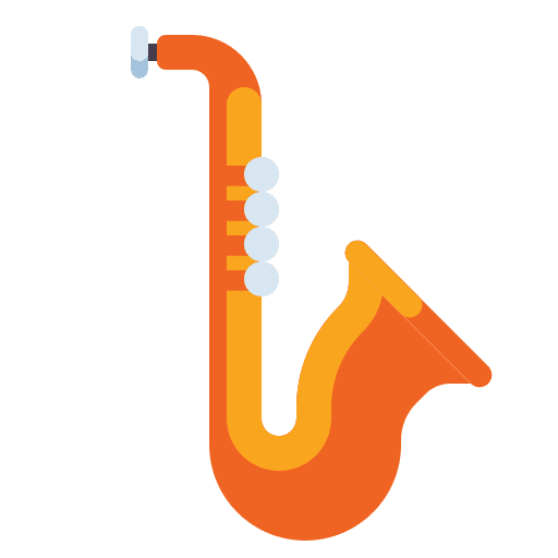 Saxophone wind instrument blues saxophone icon