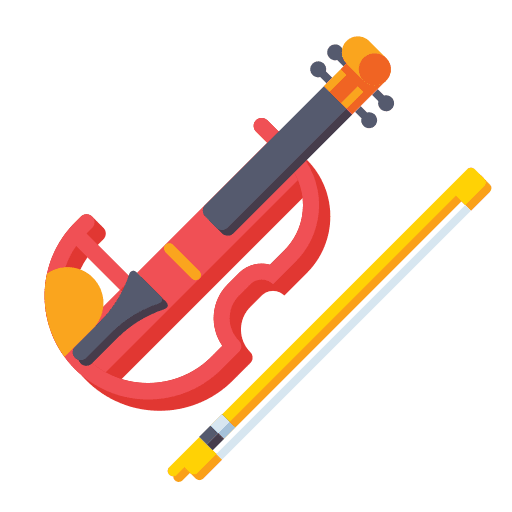 Violin cultures art and design orchestra icon