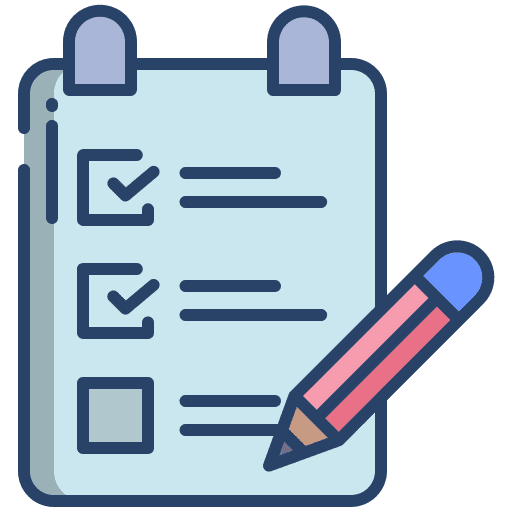Checklist customer survey customer satisfaction icon